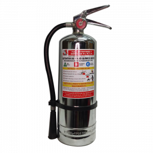 Extintor de PQS de 10 LBS Cromado