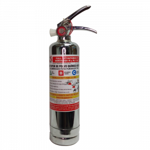 Extintor de PQS Cromado 2 LBS