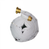 Manguera de 30 MTS de 1 1/2" con sus acoples de bronce 150 PSI UL