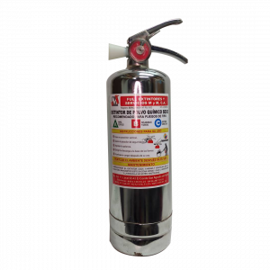 Extintor de  PQS de 5 LBS Cromado